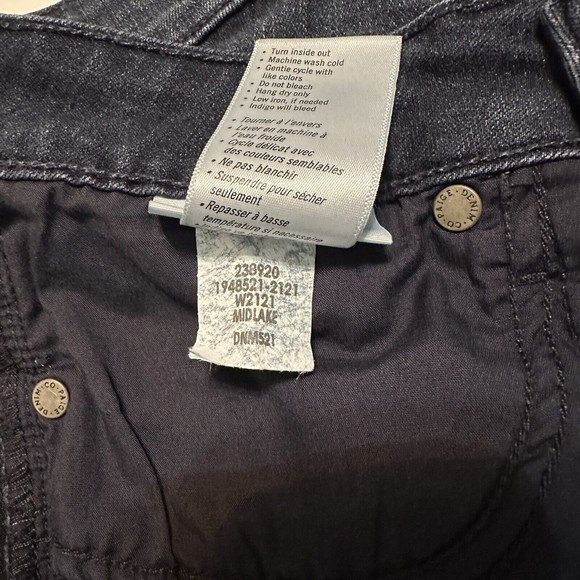 Paige Verdugo Crop Womens Dark Wash Blue Jeans Size 27 - Picture 10 of 10